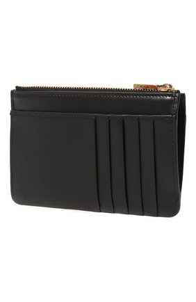 Женский кожаный футляр для кредитных карт DOLCE & GABBANA черного цвета, арт. BI1261/AG081 | Фото 2 (Материал: Натуральная кожа)