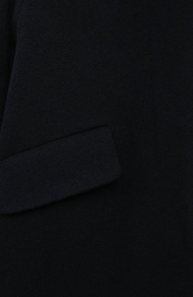Детское шерстяное пальто IL GUFO темно-синего цвета, арт. A22GP313W0025/2A-4A | Фото 3 (Материал внешний: Шерсть; Рукава: Длинные; Материал подклада: Вискоза; Ростовка одежда: 18 мес | 86 см, 2 года | 92 см, 3 года | 98 см)