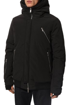Мужская утепленная куртка THOM KROM черного цвета, арт. M J 59 | Фото 3 (Кросс-КТ: Куртка; Рукава: Длинные; Мужское Кросс-КТ: утепленные куртки; Материал внешний: Хлопок; Материал подклада: Синтетический материал; Длина (верхняя одежда): Короткие; Стили: Кэжуэл)