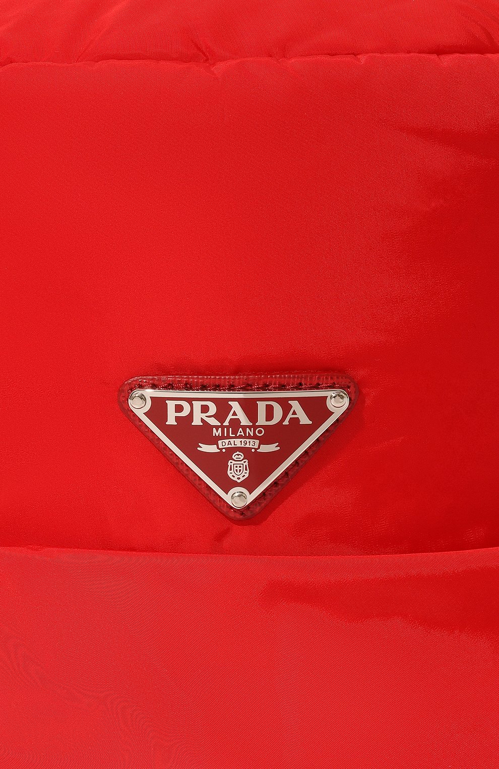 Женская панама PRADA красного цвета, арт. 1HC248-2DV4-F0011 | Фото 4