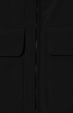 Мужской утепленный жилет C.P. COMPANY черного цвета, арт. 13CM0W026A/006097M | Фото 5 (Кросс-КТ: Куртка; Материал внешний: Синтетический материал; Материал подклада: Синтетический материал; Длина (верхняя одежда): Короткие; Стили: Кэжуэл)