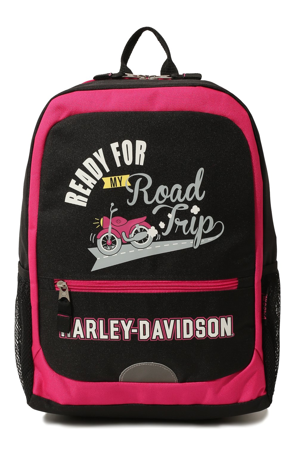 Детская рюкзак HARLEY-DAVIDSON розового цвета, арт. 99847/Pink | Фото 1 (Материал: Текстиль)