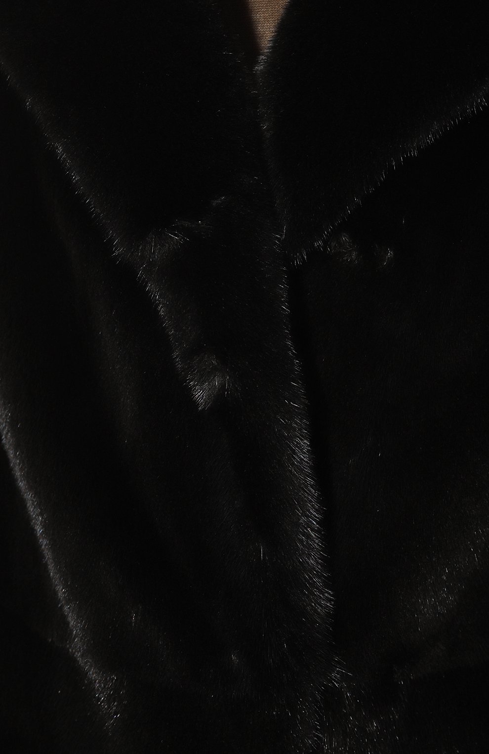 Женская шуба из меха норки KUSSENKOVV черного цвета, арт. 702800002587 | Фото 5 (Женское Кросс-КТ: Мех; Рукава: Длинные; Материал внешний: Натуральный мех; Длина (верхняя одежда): Длинные; Стили: Кэжуэл)