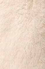 Женский капюшон из меха норки и соболя KUSSENKOVV кремвого цвета, арт. 191200012545 | Фото 4 (Материал: Натуральный мех)