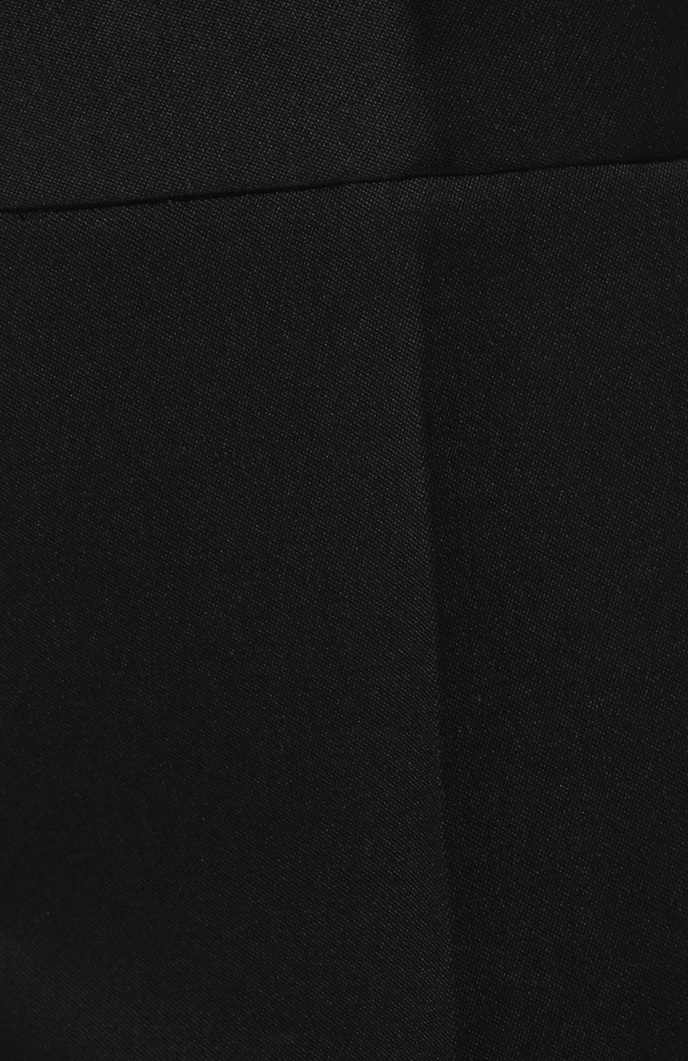 Женские шерстяные брюки JIL SANDER черного цвета, арт. J04KA0003-J40021 | Фото 5 (Материал внешний: Шерсть; Длина (брюки, джинсы): Стандартные; Женское Кросс-КТ: Брюки-одежда; Силуэт Ж (брюки и джинсы): Прямые; Стили: Классический, Кэжуэл)