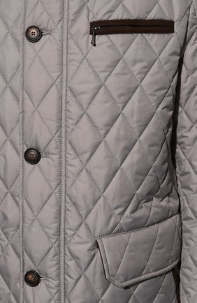 Мужская утепленная куртка WATERVILLE серого цвета, арт. AIDEN/TS1/650 | Фото 5 (Кросс-КТ: Куртка; Рукава: Длинные; Материал внешний: Синтетический материал; Мужское Кросс-КТ: утепленные куртки; Длина (верхняя одежда): Короткие; Материал подклада: Хлопок; Стили: Кэжуэл)