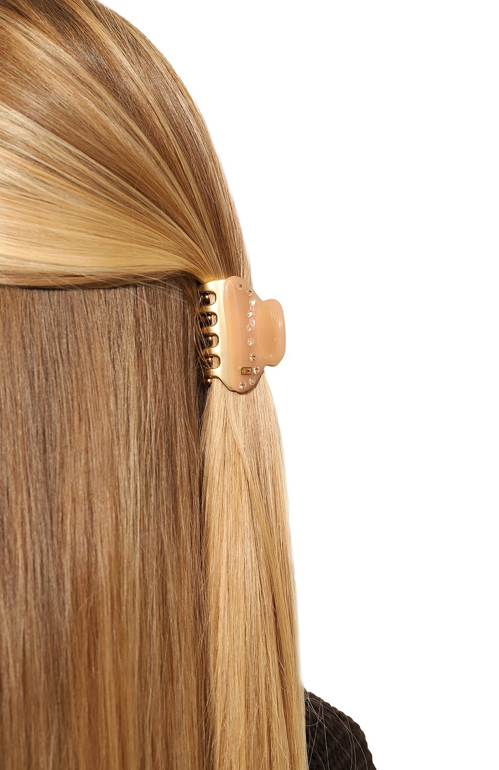 Женская заколка для волос ALEXANDRE DE PARIS бежевого цвета, арт. ICC45-14339-03A22 OB | Фото 2 (Материал: Пластик, Синтетический материал)