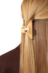 Женская заколка для волос ALEXANDRE DE PARIS желтого цвета, арт. ICCM-15571-02A22 OP | Фото 2 (Материал: Пластик, Синтетический материал)