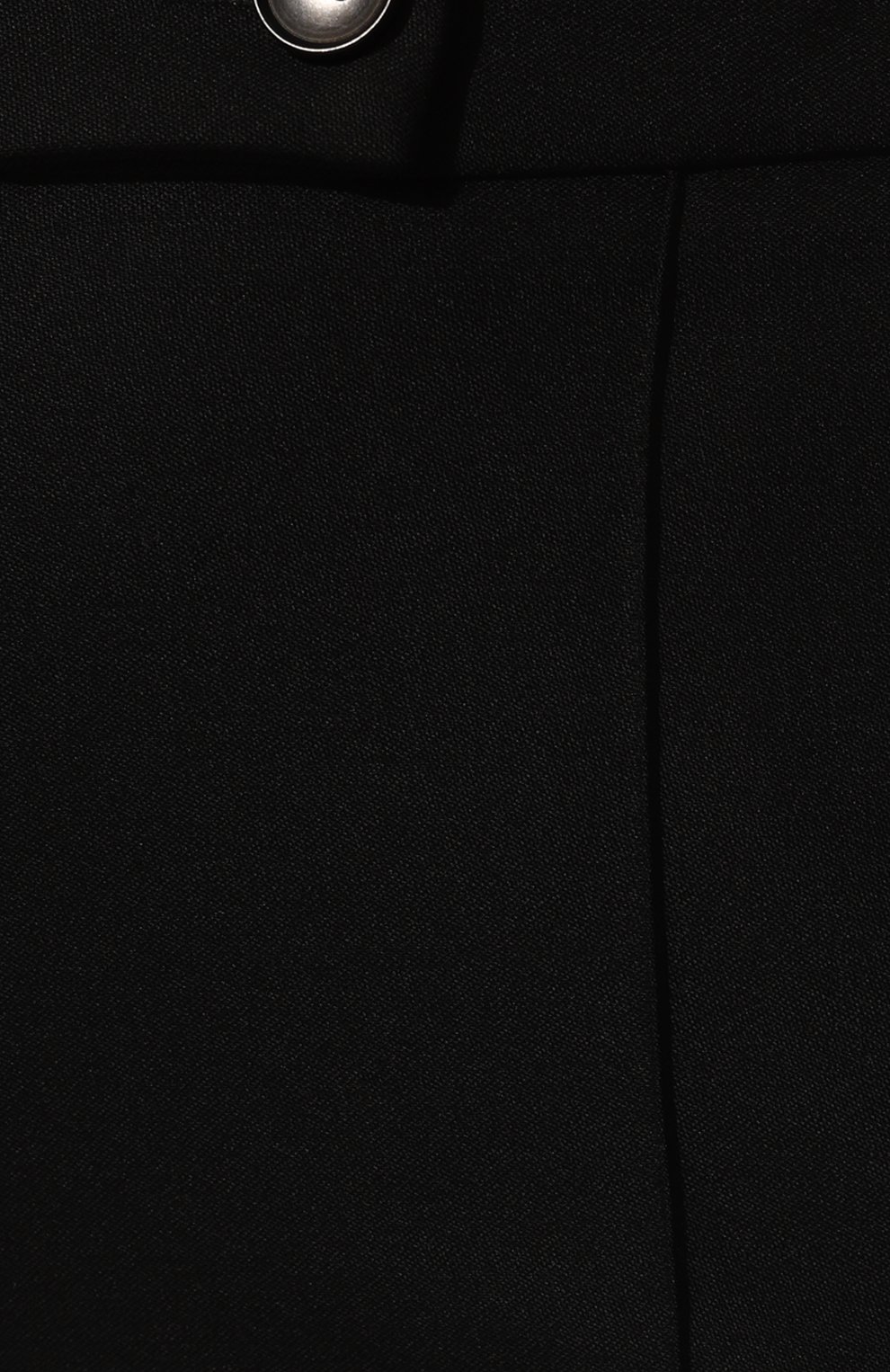 Женские шерстяные брюки LESYANEBO черного цвета, арт. FW22/H-769/Qu | Фото 5 (Длина (брюки, джинсы): Удлиненные; Силуэт Ж (брюки и джинсы): Широкие; Материал внешний: Шерсть; Женское Кросс-КТ: Брюки-одежда; Стили: Минимализм)