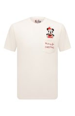 Мужская хлопковая футболка MC2 SAINT BARTH кремвого цвета, арт. STBM C0NN0R/C0NR0001/00026C | Фото 1 (Кросс-КТ: Пляж; Рукава: Короткие; Длина (для топов): Стандартные; Стили: Гранж; Принт: С принтом; Материал внешний: Хлопок; Тематический товар: Disney)