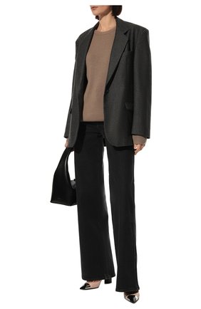 Мужские кашемировый пуловер CANESSA бежевого цвета, арт. EMKG001 FK0001T | Фото 2 (Женское Кросс-КТ: Пуловер-одежда; Стили: Кэжуэл)