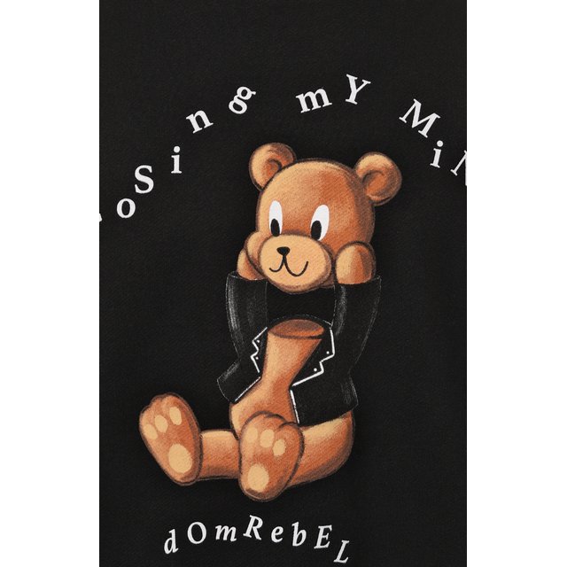 Хлопковый свитшот DOMREBEL MC00C00/SWEATSHIRT, цвет чёрный, размер 52 MC00C00/SWEATSHIRT - фото 5
