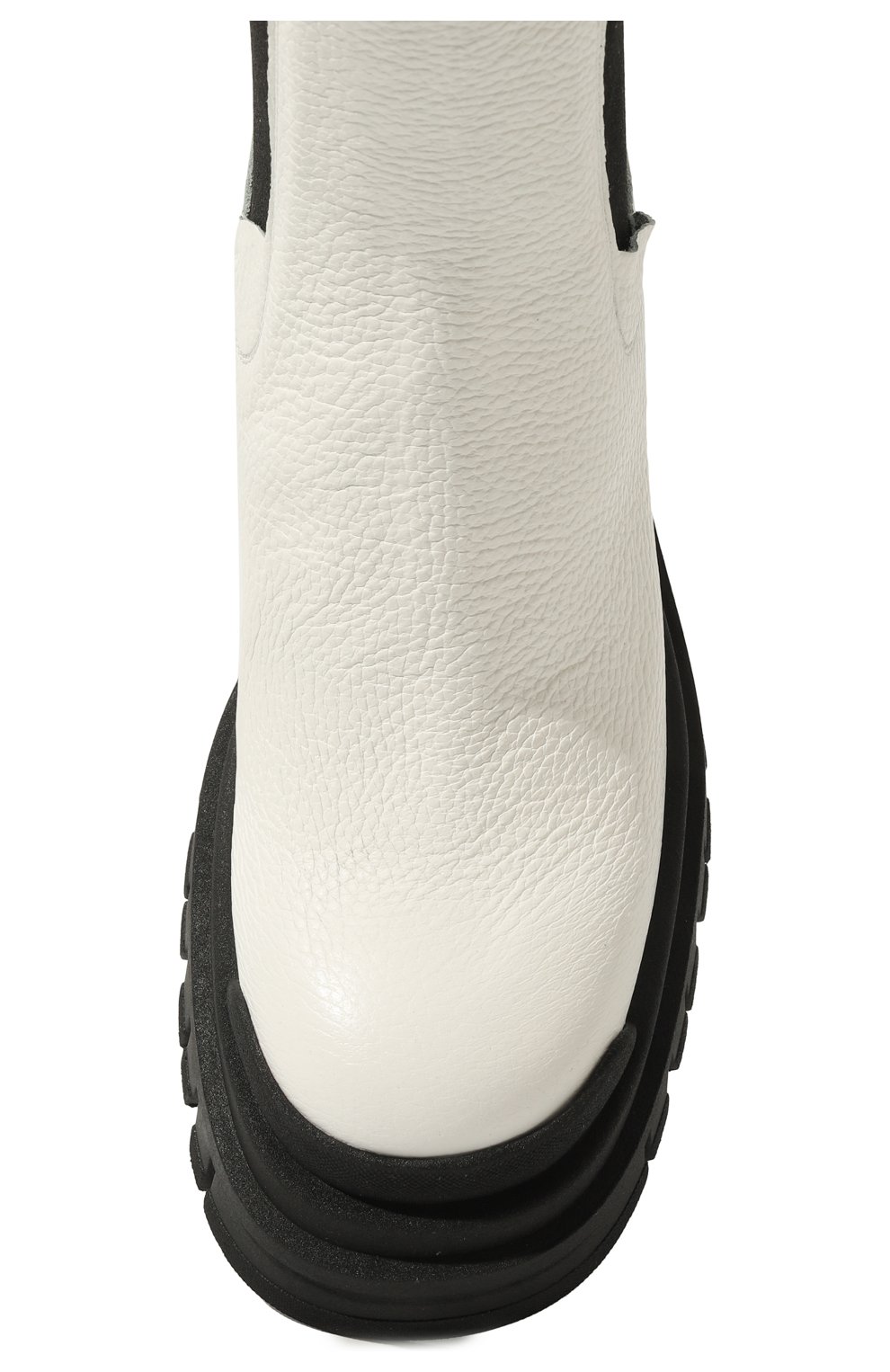 Женские кожаные ботинки MATTIA CAPEZZANI белого цвета, арт. W216/BUFFAL0 | Фото 6 (Подошва: Платформа; Каблук высота: Высокий; Материал внутренний: Натуральная кожа; Материал утеплителя: Без утеплителя; Женское Кросс-КТ: Челси-ботинки)