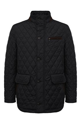 Мужская утепленная куртка WATERVILLE черного цвета, арт. AIDEN/TS1/650 | Фото 1 (Кросс-КТ: Куртка; Рукава: Длинные; Материал внешний: Синтетический материал; Мужское Кросс-КТ: утепленные куртки; Длина (верхняя одежда): Короткие; Материал подклада: Хлопок; Стили: Кэжуэл)