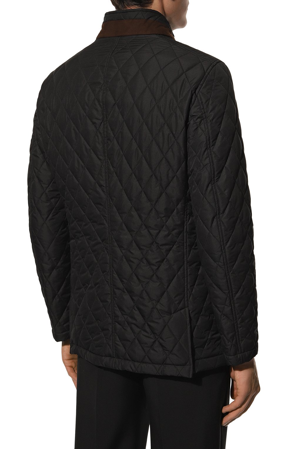 Мужская утепленная куртка WATERVILLE черного цвета, арт. AIDEN/TS1/650 | Фото 4 (Кросс-КТ: Куртка; Рукава: Длинные; Материал внешний: Синтетический материал; Мужское Кросс-КТ: утепленные куртки; Длина (верхняя одежда): Короткие; Материал подклада: Хлопок; Стили: Кэжуэл)