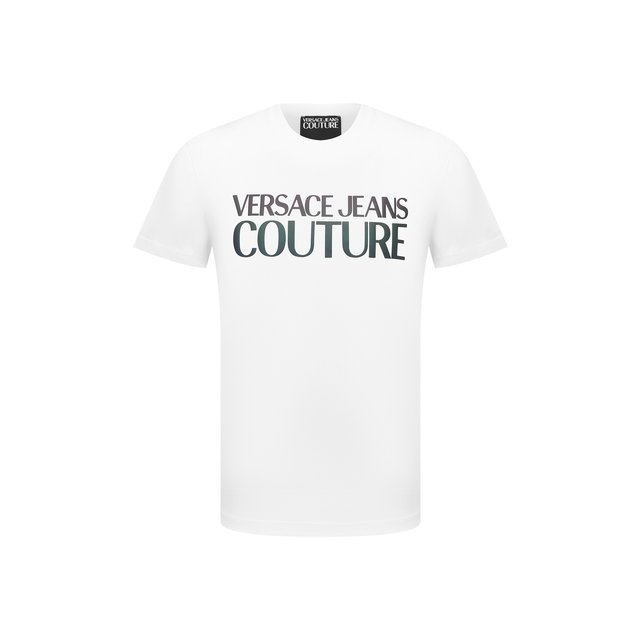 фото Хлопковая футболка versace jeans couture