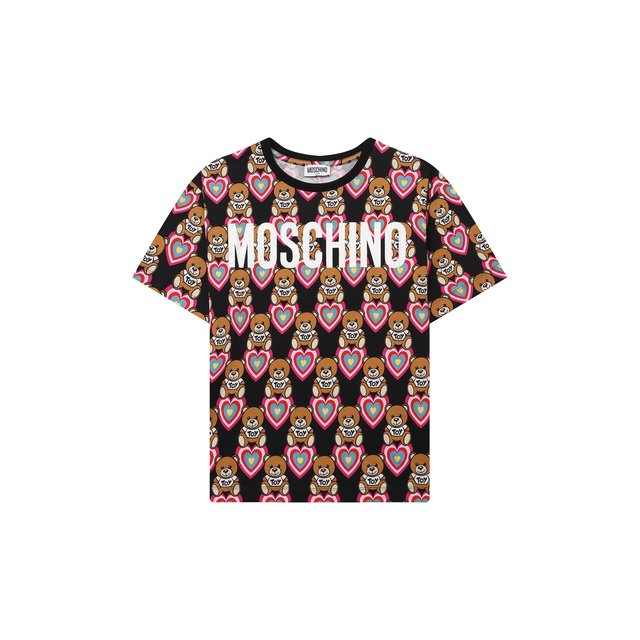 Хлопковая футболка Moschino HKM02T/LBBA8