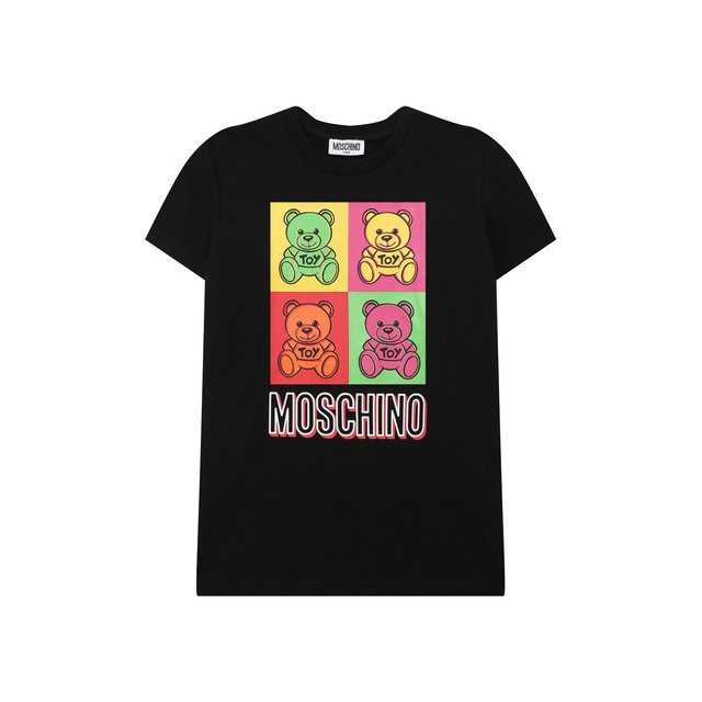 Хлопковая футболка Moschino HNM03S/LBA19