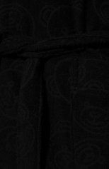 Мужской хлопковый халат MOSCHINO черного цвета, арт. A7307/8145 | Фото 5 (Тематический товар: Teddy Bear; Рукава: Длинные; Кросс-КТ: домашняя одежда; Материал внешний: Хлопок; Длина (верхняя одежда): Длинные)