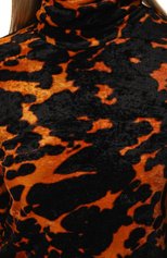Женская водолазка DRIES VAN NOTEN оранжевого цвета, арт. 222-011182-5110 | Фото 5 (Женское Кросс-КТ: Водолазка-одежда; Рукава: Длинные; Стили: Гламурный; Материал внешний: Синтетический материал; Длина (для топов): Стандартные)