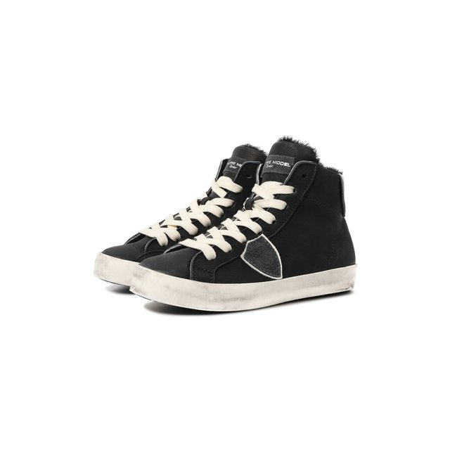 Высокие кеды из кожи Philippe Model Junior