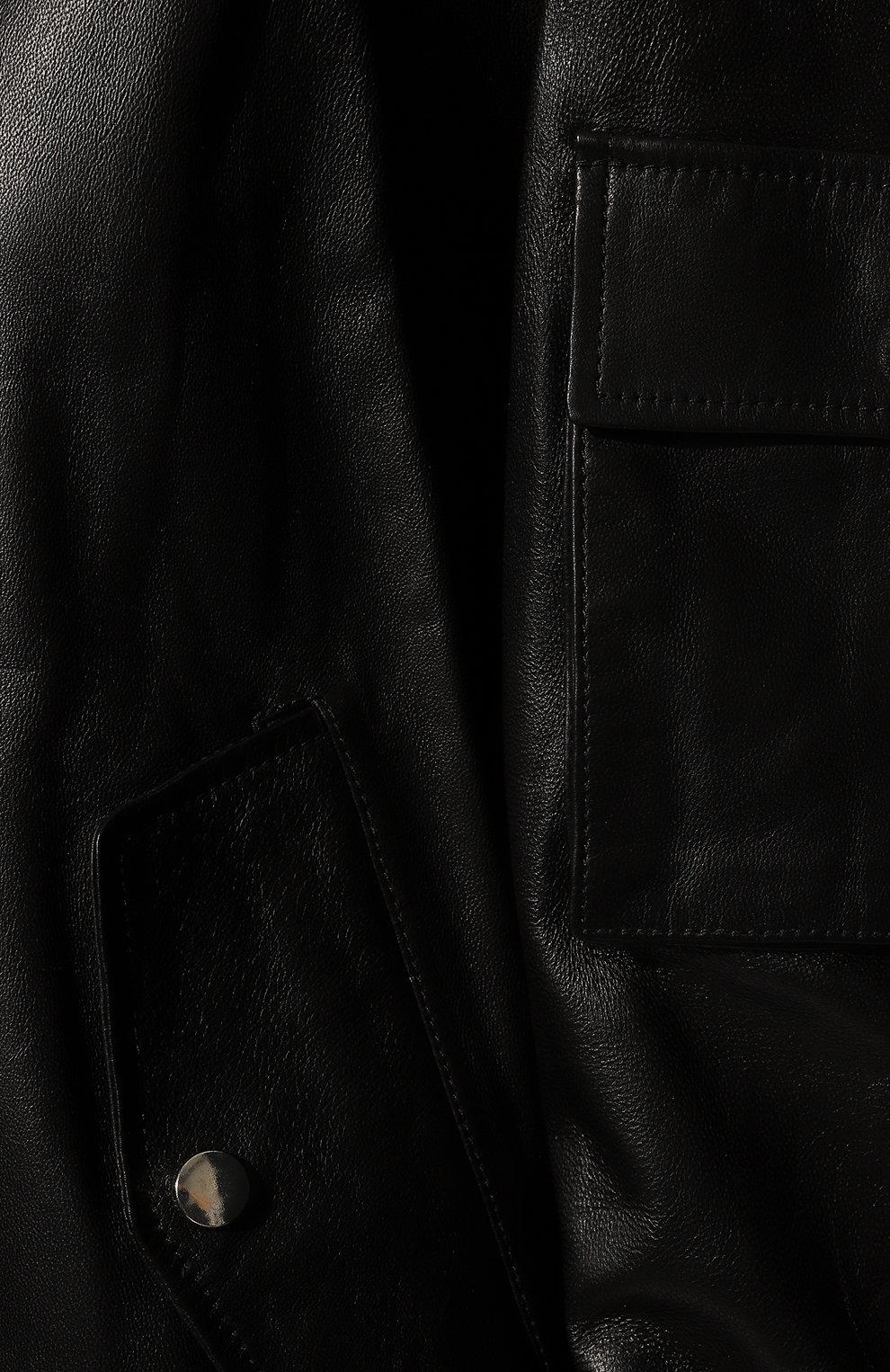 Женская кожаная куртка ADDICTED черного цвета, арт. STYLE 1 BOMBER.BLACK | Фото 5 (Кросс-КТ: Куртка; Рукава: Длинные; Стили: Гранж; Материал внешний: Натуральная кожа; Женское Кросс-КТ: Замша и кожа; Длина (верхняя одежда): Короткие)