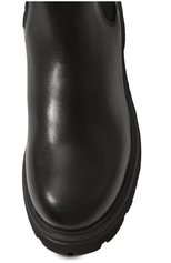Женские кожаные ботинки MATTIA CAPEZZANI черного цвета, арт. W145/VITELL0+FUR | Фото 6 (Подошва: Платформа; Материал утеплителя: Натуральный мех; Каблук высота: Низкий; Материал внутренний: Натуральная кожа; Женское Кросс-КТ: Челси-ботинки)