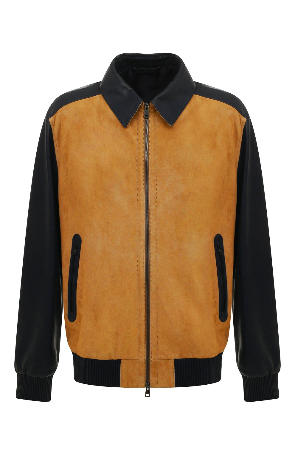 Мужской желтый комбинированный бомбер BRIONI купить в интернет-магазине ...
