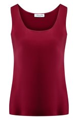 Женская шелковый топ LUNA DI SETA бордового цвета, арт. VLST08011 | Фото 1 (Материал внешний: Шелк; Женское Кросс-КТ: Топы)