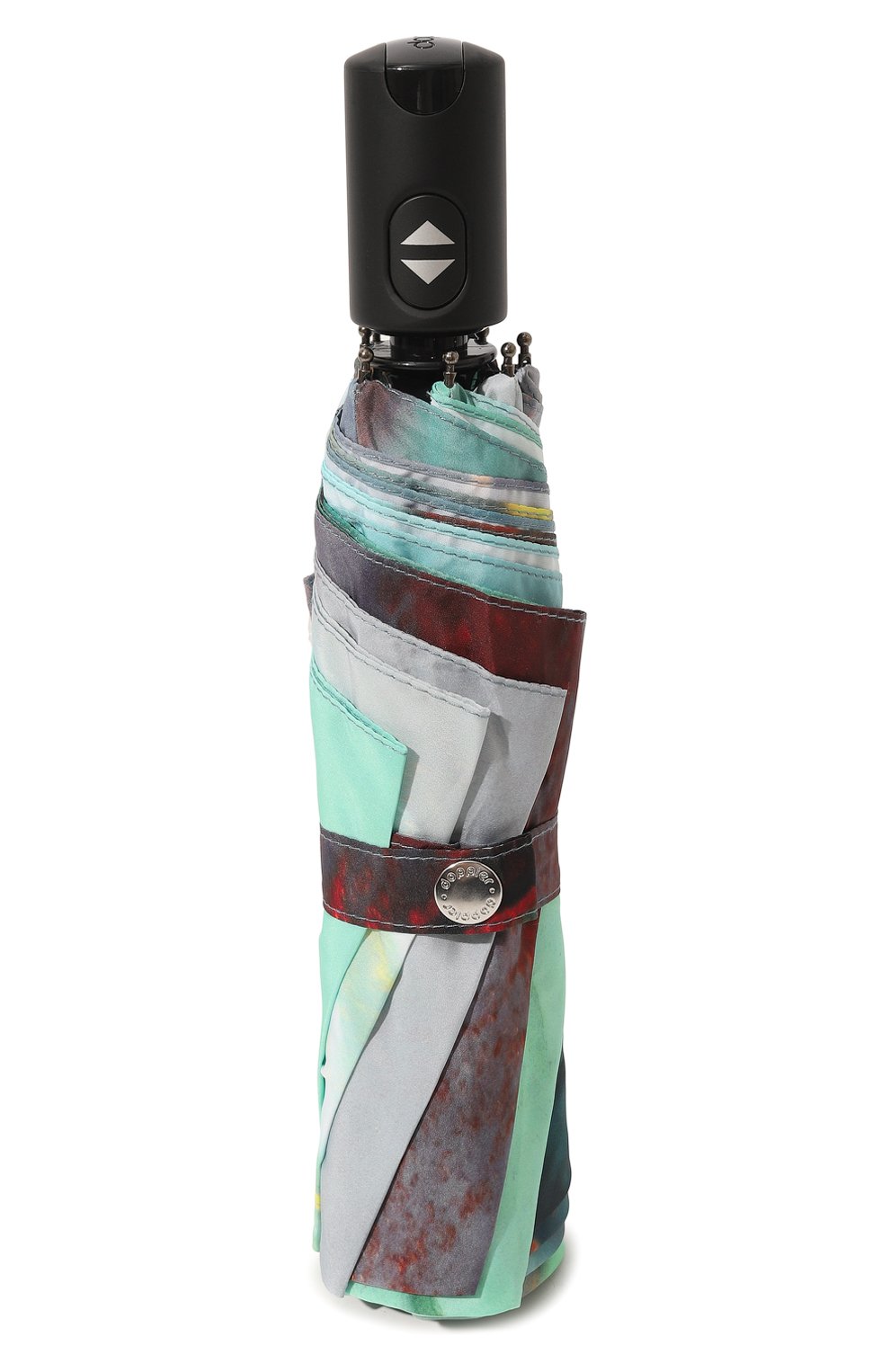 Женский складной зонт DOPPLER светло-зеленого цвета, арт. 744865M02 | Фото 4 (Материал: Текстиль, Синтетический материал)