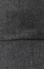 Мужской кашемировая бейсболка FURLAND серого цвета, арт. 0228804830103200000 | Фото 4 (Материал: Текстиль, Кашемир, Шерсть)
