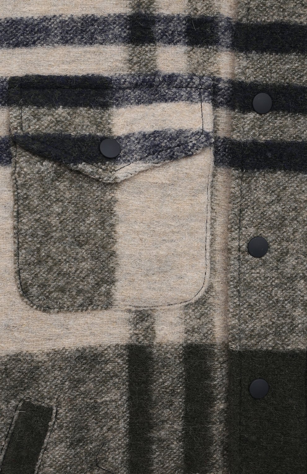 Детского текстильная куртка ASPESI разноцветного цвета, арт. F22002GMW3057/8A-10A | Фото 3 (Материал внешний: Шерсть, Синтетический материал; Рукава: Длинные; Материал подклада: Синтетический материал)