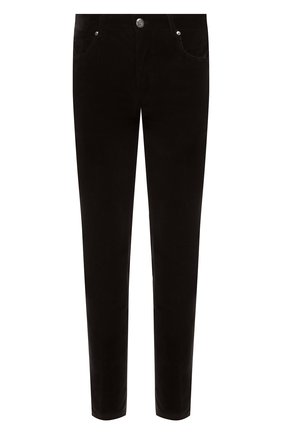 Мужские хлопковые брюки CORNELIANI темно-коричневого цвета, арт. 904L01-2818502/00 | Фото 1 (Длина (брюки, джинсы): Стандартные; Случай: Повседневный; Материал внешний: Хлопок; Стили: Кэжуэл)