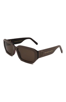 Женские солнцезащитные очки MARC JACOBS (THE) серого цвета, арт. MARC 614 79U | Фото 1 (Кросс-КТ: С/з-унисекс; Материал: Пластик; Тип очков: С/з; Оптика Гендер: оптика-унисекс; Очки форма: Прямоугольные)