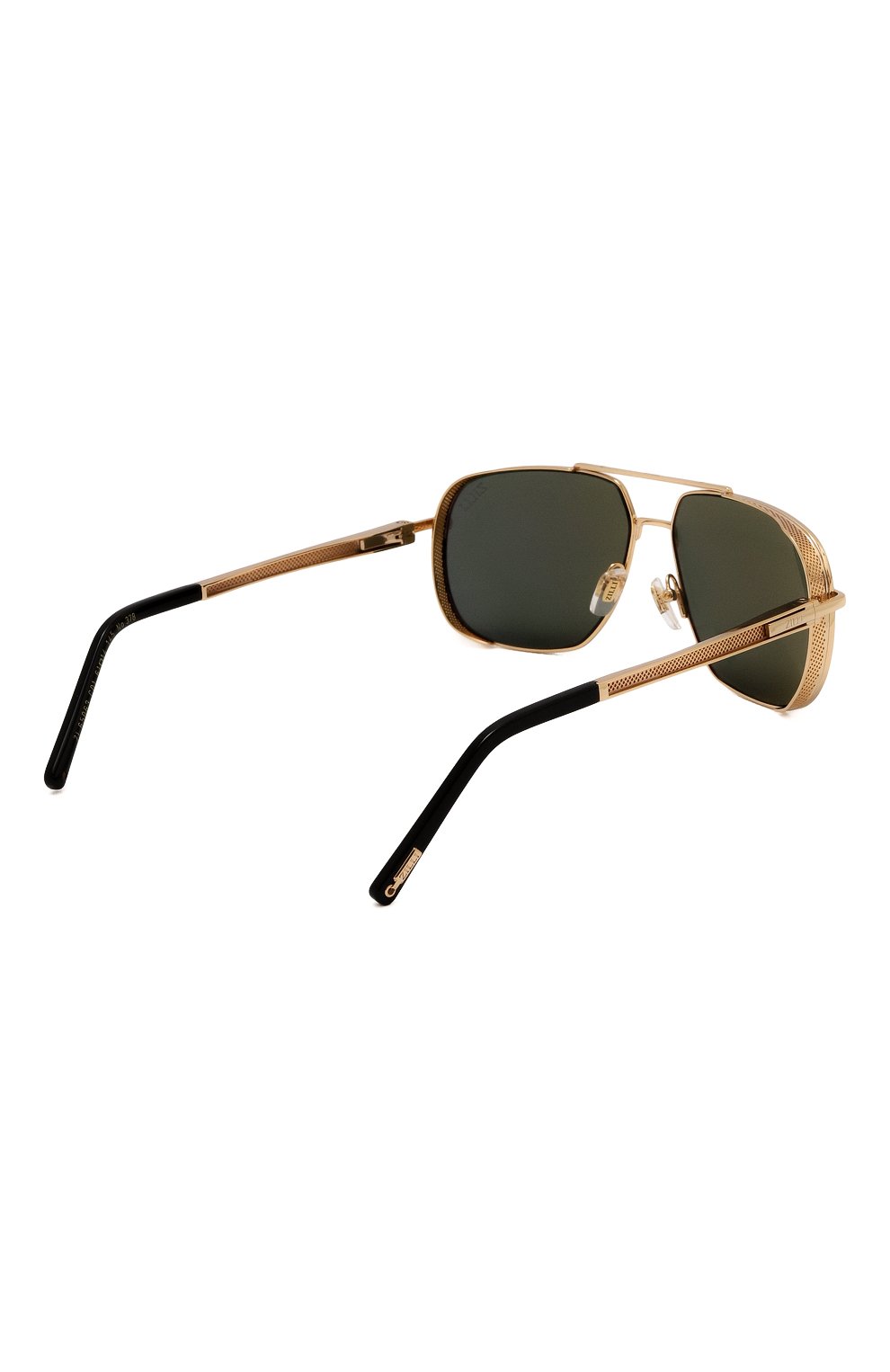 Мужские солнцезащитные очки ZILLI золотого цвета, арт. ZI-65063 C01 | Фото 4 (Кросс-КТ: С/з-мужское; Тип очков: С/з; Материал: Металл; Очки форма: Авиаторы; Оптика Гендер: оптика-мужское)