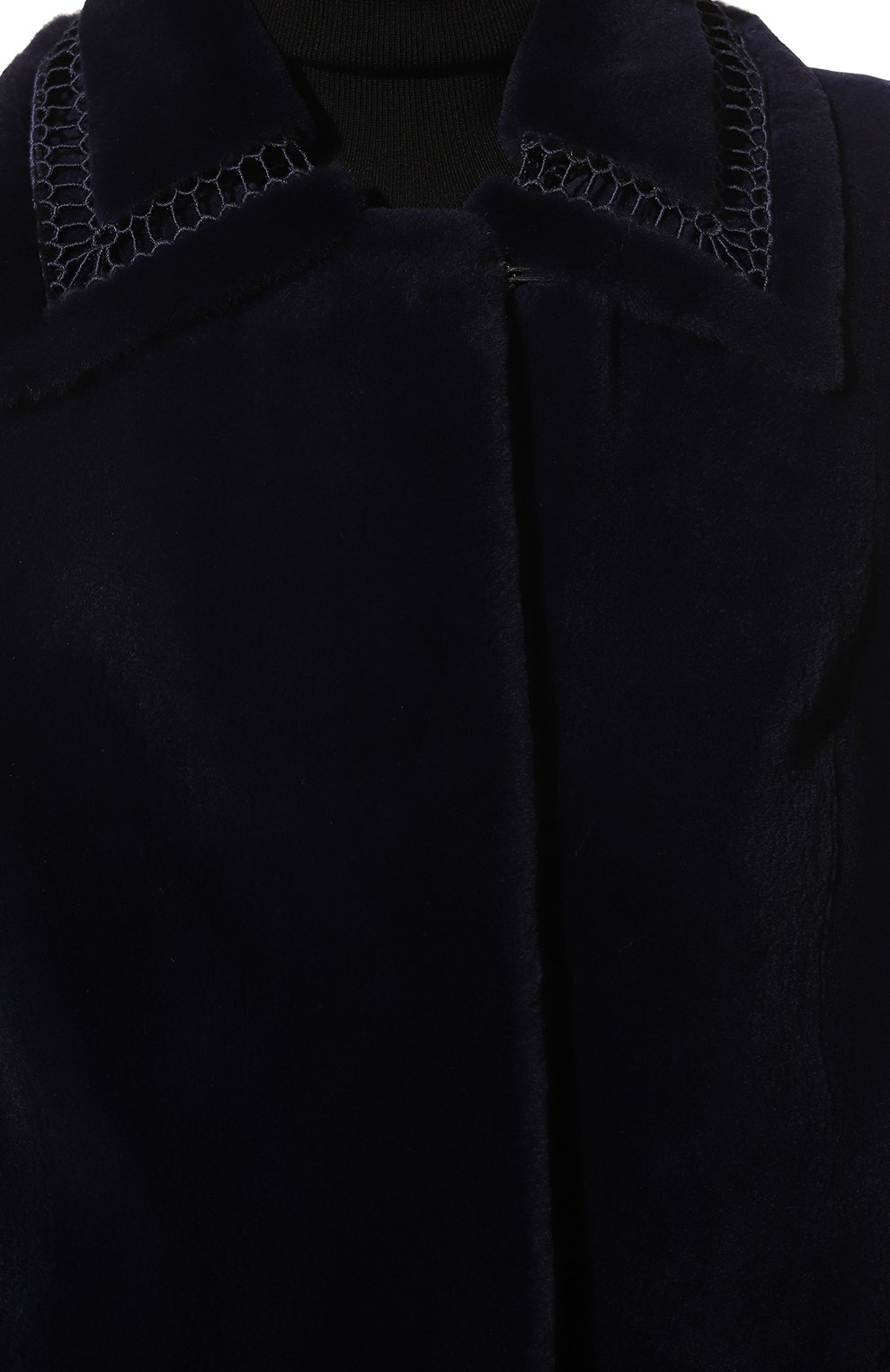 Женская шуба из меха норки KUSSENKOVV фиолетового цвета, арт. 760110034585 | Фото 5 (Женское Кросс-КТ: Мех; Рукава: Длинные; Материал внешний: Натуральный мех; Длина (верхняя одежда): Короткие; Материал подклада: Шелк; Стили: Кэжуэл)