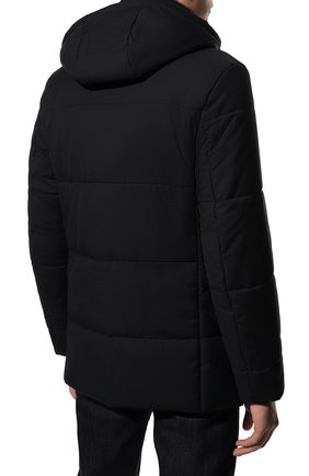 Мужская утепленная куртка GIMO'S темно-синего цвета, арт. 22AI.U.300.624 | Фото 4 (Кросс-КТ: Куртка; Рукава: Длинные; Материал внешний: Синтетический материал; Мужское Кросс-КТ: утепленные куртки; Материал подклада: Синтетический материал; Длина (верхняя одежда): Короткие; Стили: Кэжуэл)