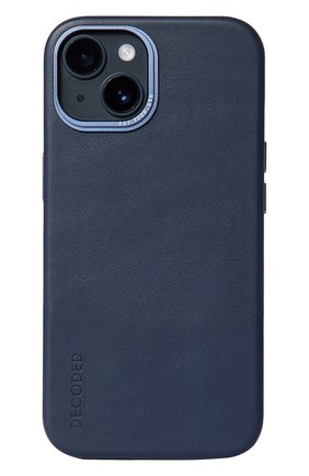 Чехол decoded leather back cover navy для iphone 14 plus DECODED синего цвета, арт. D23IPO14MBC1NY | Фото 1