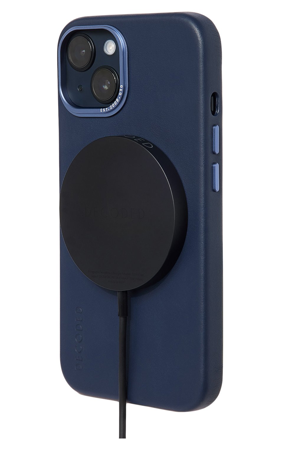 Чехол decoded leather back cover navy для iphone 14 plus DECODED синего цвета по цене 7490 руб., арт. D23IPO14MBC1NY | Фото 2 Чехол decoded leather back cover navy для iphone 14 plus DECODED синего цвета, арт. D23IPO14MBC1NY | Фото 2