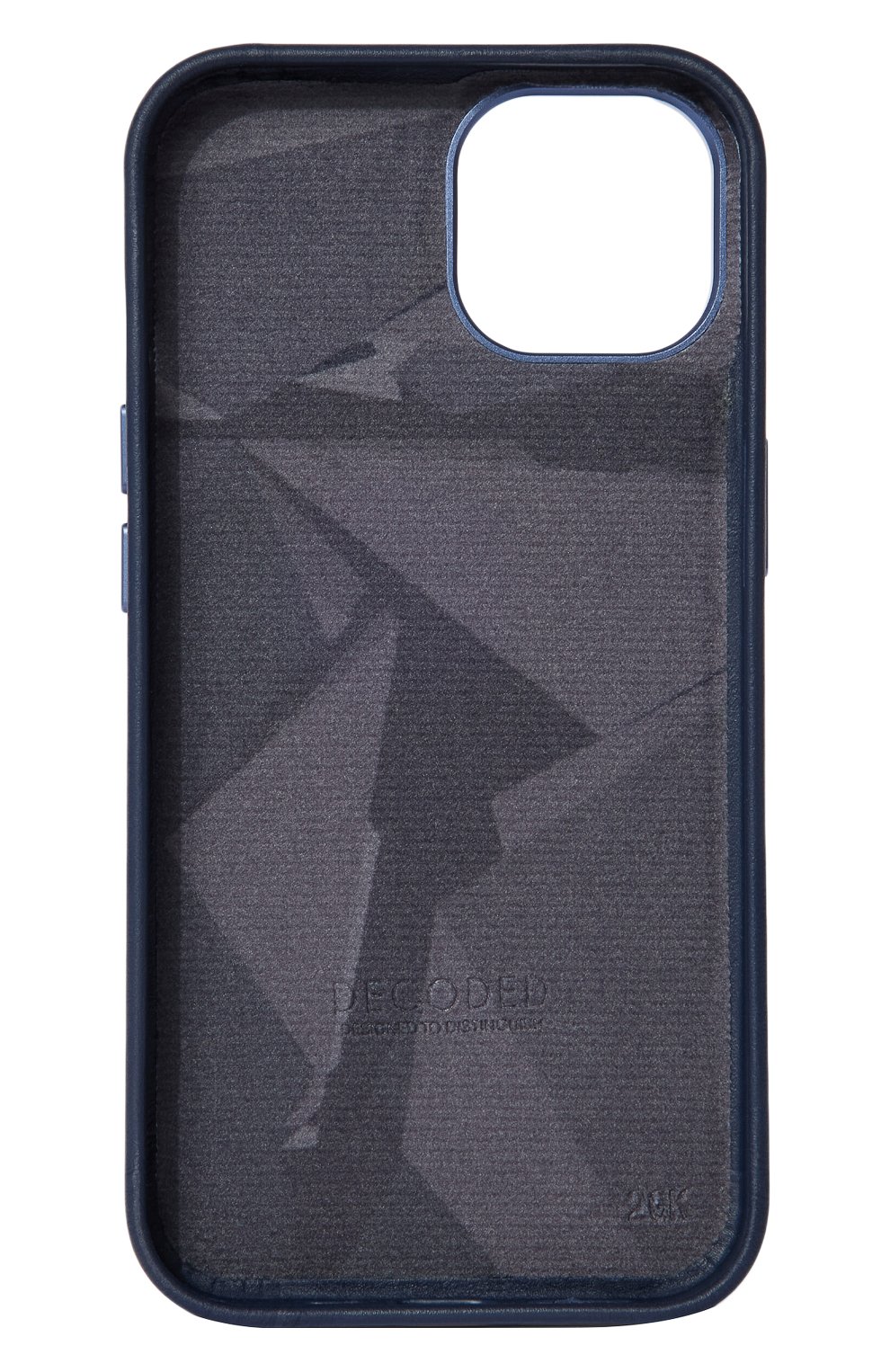Чехол decoded leather back cover navy для iphone 14 plus DECODED синего цвета, арт. D23IPO14MBC1NY | Фото 4