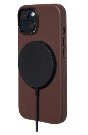 Чехол Decoded Leather Back Cover Brown для iPhone 14 | Фото №2