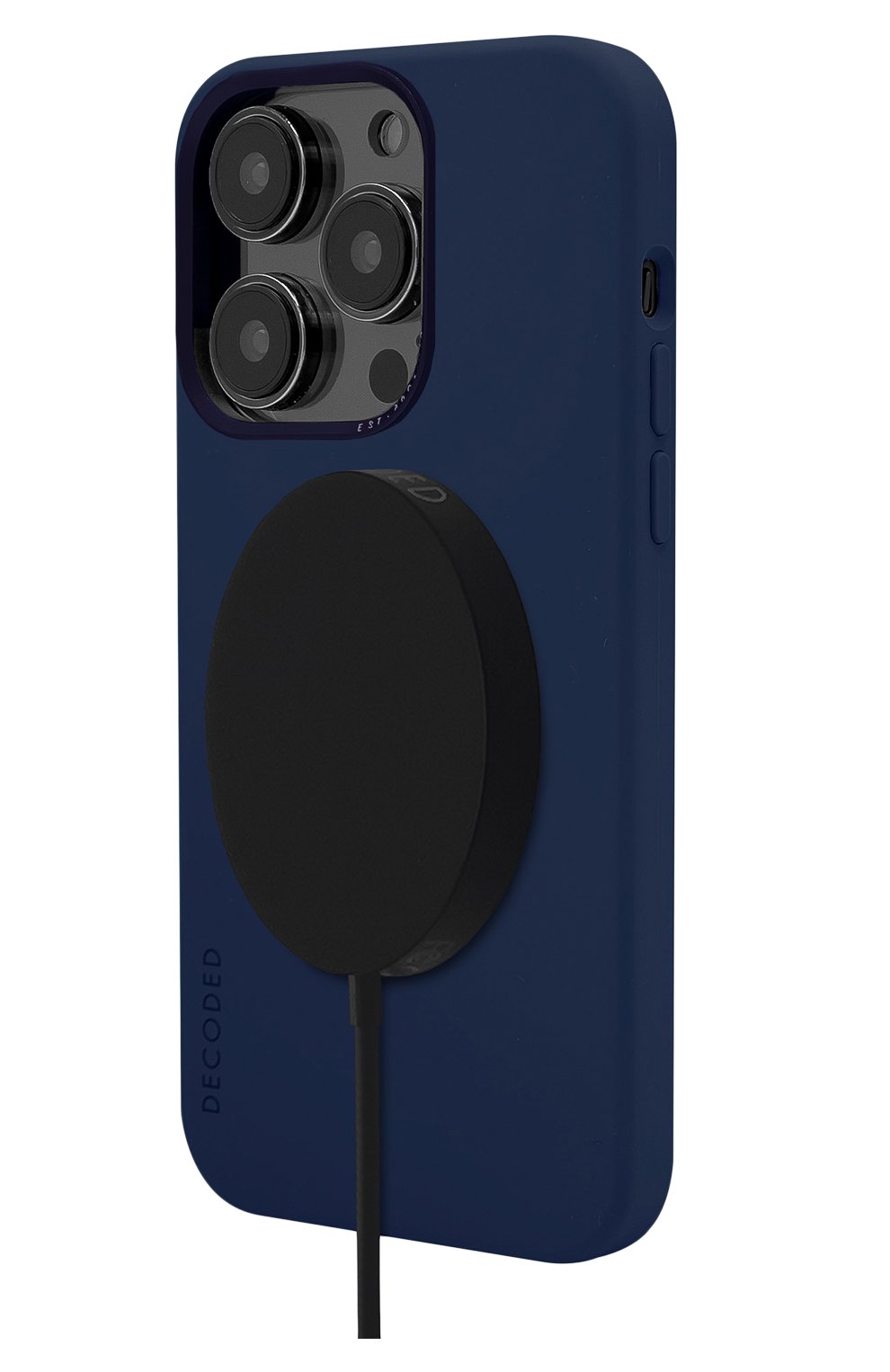 Чехол decoded silicone back cover navy peony для iphone 14 pro DECODED синего цвета по цене 6490 руб., арт. D23IPO14PBCS9NE | Фото 2 Чехол decoded silicone back cover navy peony для iphone 14 pro DECODED синего цвета, арт. D23IPO14PBCS9NE | Фото 2