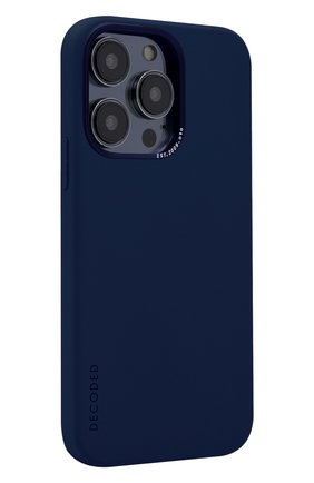 Чехол decoded silicone back cover navy peony для iphone 14 pro DECODED синего цвета по цене 6490 руб., арт. D23IPO14PBCS9NE | Фото 3 Чехол decoded silicone back cover navy peony для iphone 14 pro DECODED синего цвета, арт. D23IPO14PBCS9NE | Фото 3