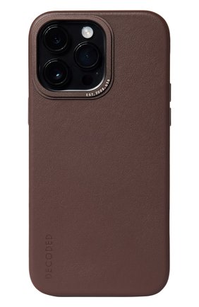 Чехол Decoded Leather Back Cover Brown для iPhone 14 Pro Max | Фото №1