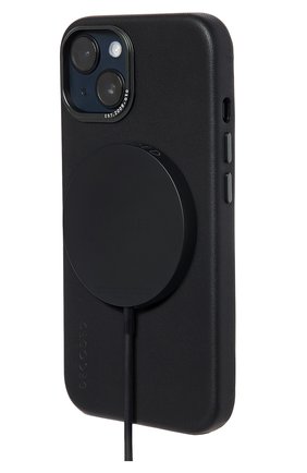 Чехол Decoded Leather Back Cover Black для iPhone 14 Plus | Фото №2