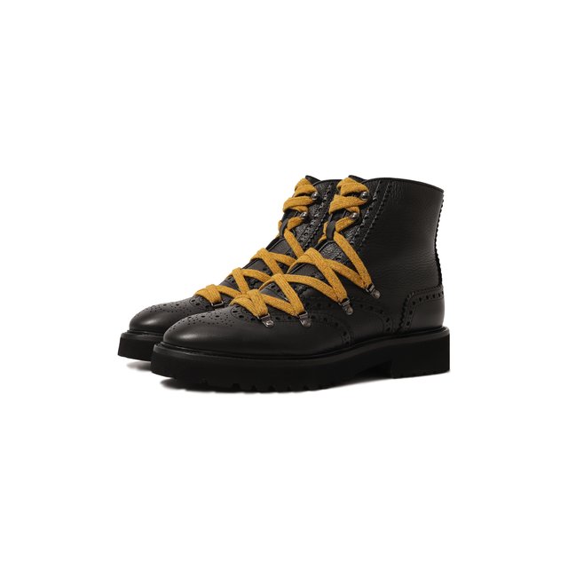 Кожаные ботинки Doucal's Чёрный DD8606PHILUM201NN00 5658636