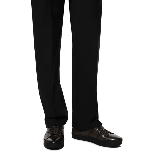 фото Кожаные кеды officine creative