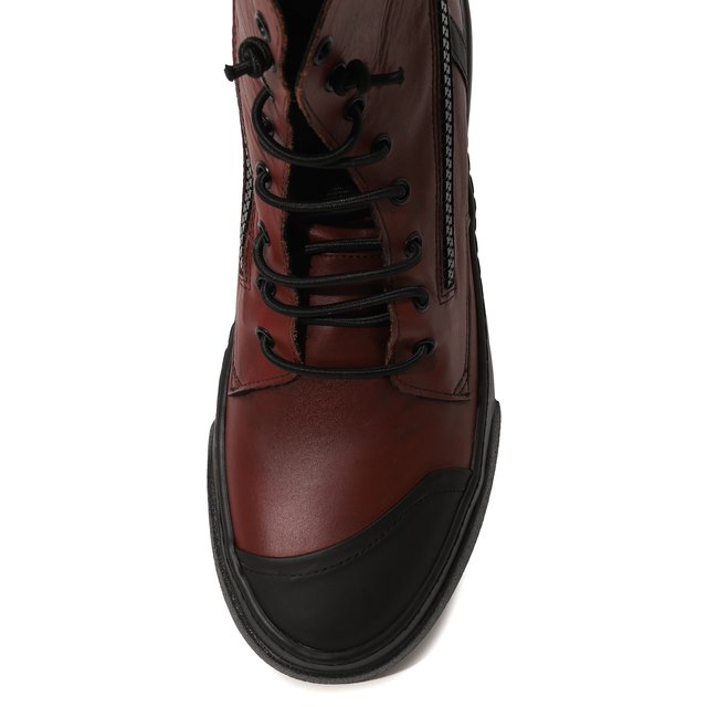 фото Кожаные кеды bruno bordese