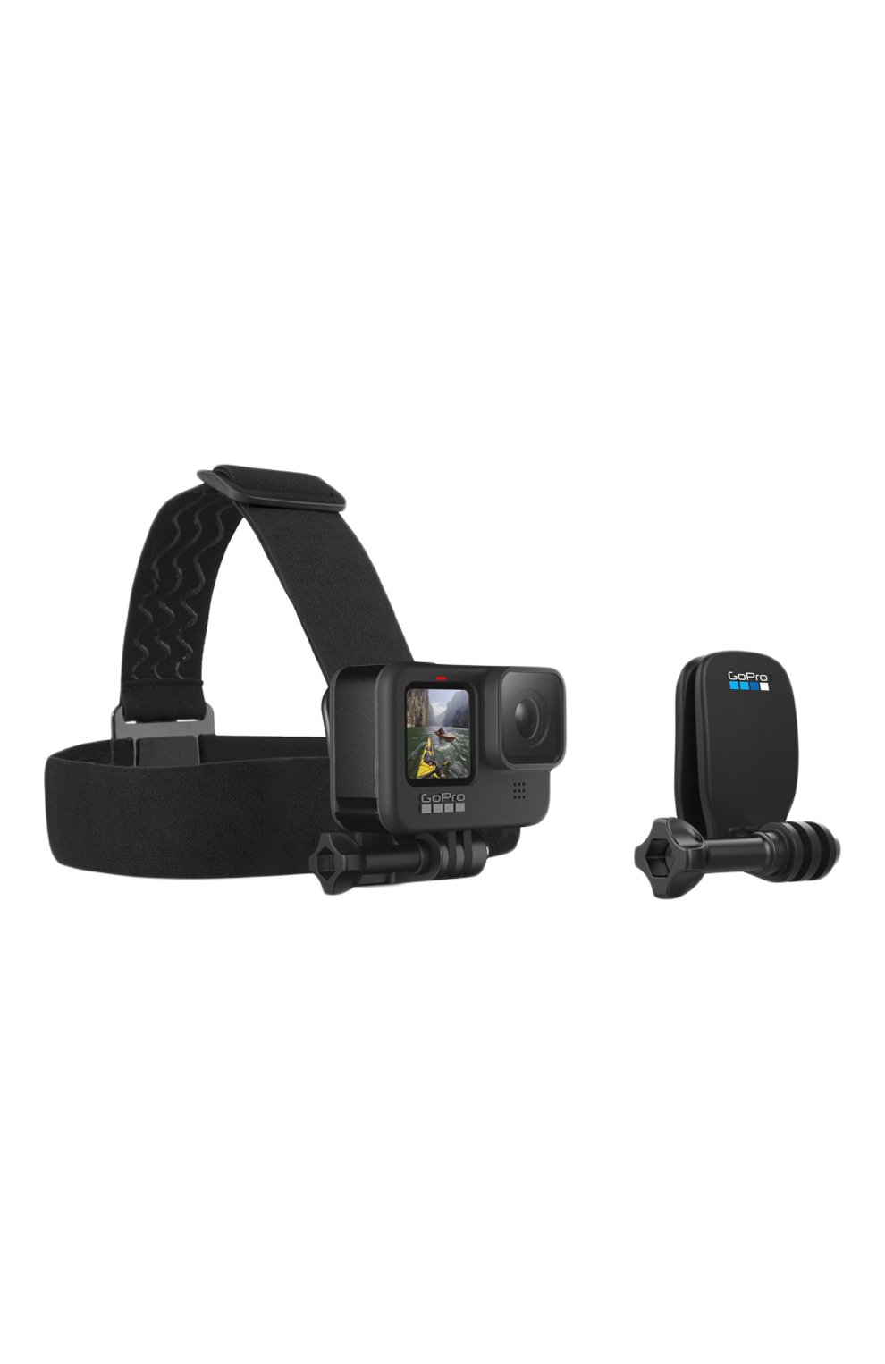 Крепление на голову и клипса на одежду для gopro headstrap + quickclip GOPRO черного цвета по цене 1990 руб., арт. ACHOM-001 | Фото 2 Крепление на голову и клипса на одежду для gopro headstrap + quickclip GOPRO черного цвета, арт. ACHOM-001 | Фото 2