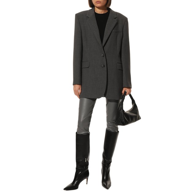 фото Кожаные леггинсы max&moi